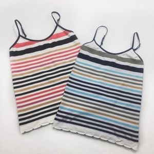 SOLD❌Striped Tanks Camis Multi Color Connection 18